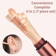 thumbnail image 5 of Kit de eliminación de cerumen, herramientas de eliminación de cerumen 6 en 1, limpiador de oídos reutilizable, juego de púas de oído de acero inoxidable con caja de llavero de utilidad para su uso Rojo Verde Cocina, Decoración y Otros, 5 of 5