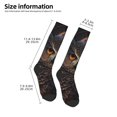 thumbnail image 2 of Balery Classical Style Brown Owl Calcetines novedosos Calcetines deportivos Calcetines hasta la rodilla Calcetines de algodón Calcetines originales y geniales, 2 of 6