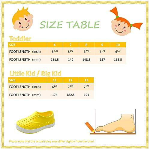 Boys & Girls Waterproof Breathable Slip On Water Shoe Arch Support PEBBLES SHOES Kids & Toddler – EVA Sneaker with New Ultrasoft EVA Material Flexible and Lightweight 