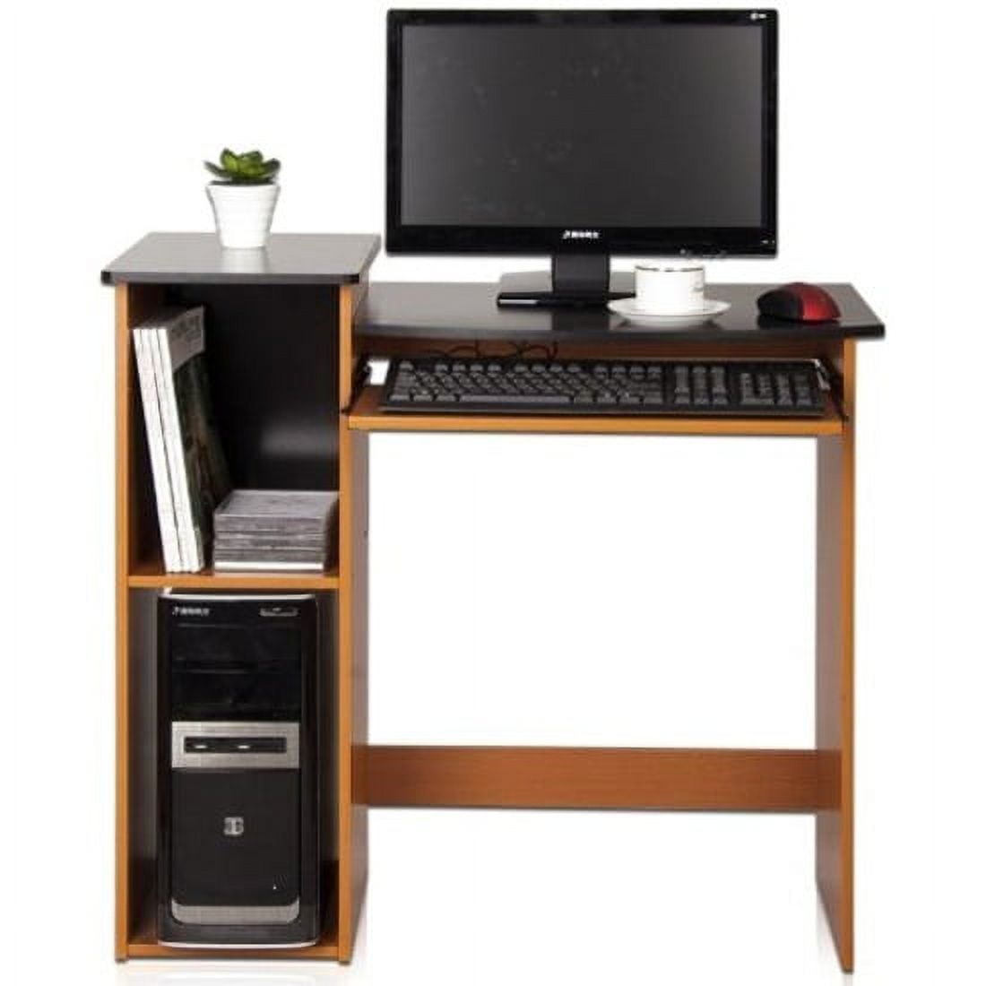 Furinno 99914R1LC/BK Econ Multipurpose Computer Writing Desk in Brown