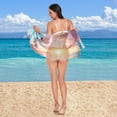thumbnail image 6 of joogoo Sunset Beach Landscape Women's Beach Sarong Bathing Suit Wrap Swimwear Cover Ups S, 6 of 7