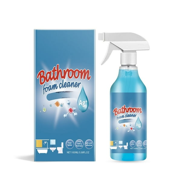 Limpiador doméstico, limpiador de baño, metal, vidrio, azulejos, acero inoxidable, quitamanchas de agua, 100 ml