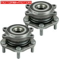 thumbnail image 2 of MotorbyMotor 513357 Front Wheel Bearing Hub Assembly Replacement for 2017 2018 Nissan Qashqai Nissan Rogue Sport, 2014-2019 Nissan Rogue Wheel Hub Assembly w/5 Lugs-2 Pack, 2 of 7