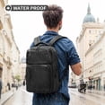 thumbnail image 2 of Mochila SUIKIHUM impermeable para hombre y mujer 20L negra, 2 of 7