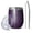 Purple Black Ornament, variant on 12oz Stemless Wine Tumblers Pink Purple Sun Cloud Pattern Vacuum Insulated Stainless Steel Travel Tumbler Cups Mug with Lid and Straw for Champaign,Cocktail,Beer with Cleaning Brush