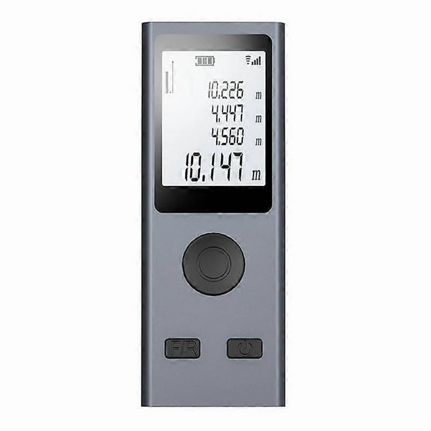 Mini Laser Rangefinder Digital Tape Measure Laser Ruler USB Charge Aluminum Alloy Fuselage Measuring Distance: 60m