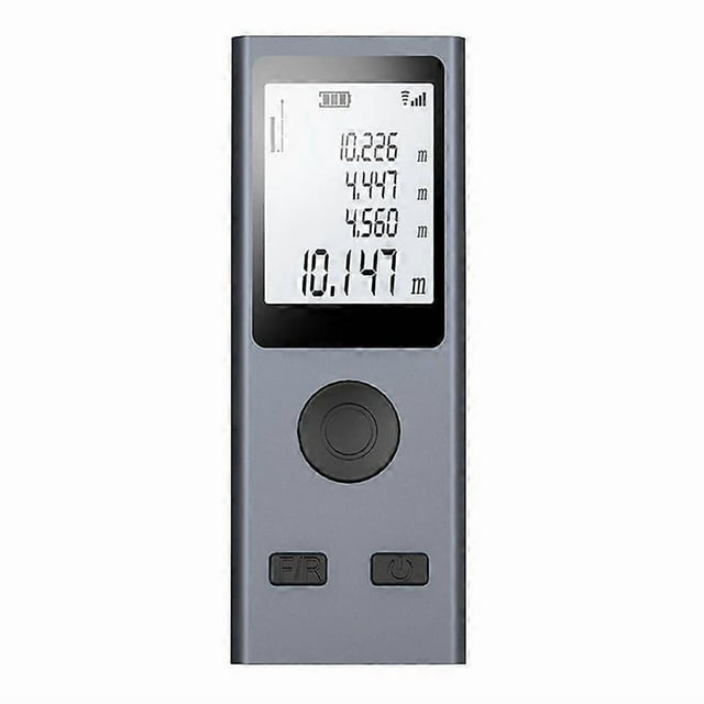 Mini Télémètre Laser Ruban à Mesurer Numérique Règle Laser Charge USB Alliage d'Aluminium Distance de Mesure Fuselage : 60m