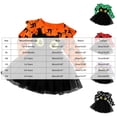thumbnail image 4 of Kogui Toddler Girls Winter Long Sleeve Tutu Sundress Holiday Halloween Casual Party Attire (Orange, 5-6 Years), 4 of 9