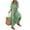 Light Green, variant on AMILIEe Women Boho Floral Puff Sleeve Tiered Maxi Dress Casual Layered Loose Vacation Long Dress