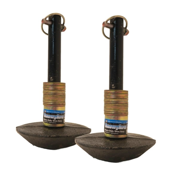 OEM (2 Pack) Snow Plow Shoe Skid Foot Assemblies for Western 49071 Buyers 1303220