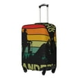 thumbnail image 2 of Uemuo Not All Who Wander Are Lost 1 Printed Washable Luggage Cover - Fashion Suitcase Protector Fits 18-32 Inch Luggage -Small, 2 of 9