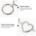 thumbnail image 3 of 2pcs Heart Shoe Chains Punk Shoe Charms Metal Shoe Chain Shoe Decoration, 3 of 6