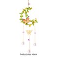 thumbnail image 2 of Campana colgante para ventana estrella Luna corazón redondo atrapamoscas carillón de viento decoración para el hogar y el jardín, 2 of 6