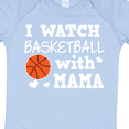 thumbnail image 4 of Inktastic I Watch Basketball with Mama Boys Baby Bodysuit, 4 of 5
