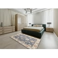 thumbnail image 4 of Ahgly Company Indoor Rectangle Abstract Gray Oriental Area Rugs, 5' x 7', 4 of 6