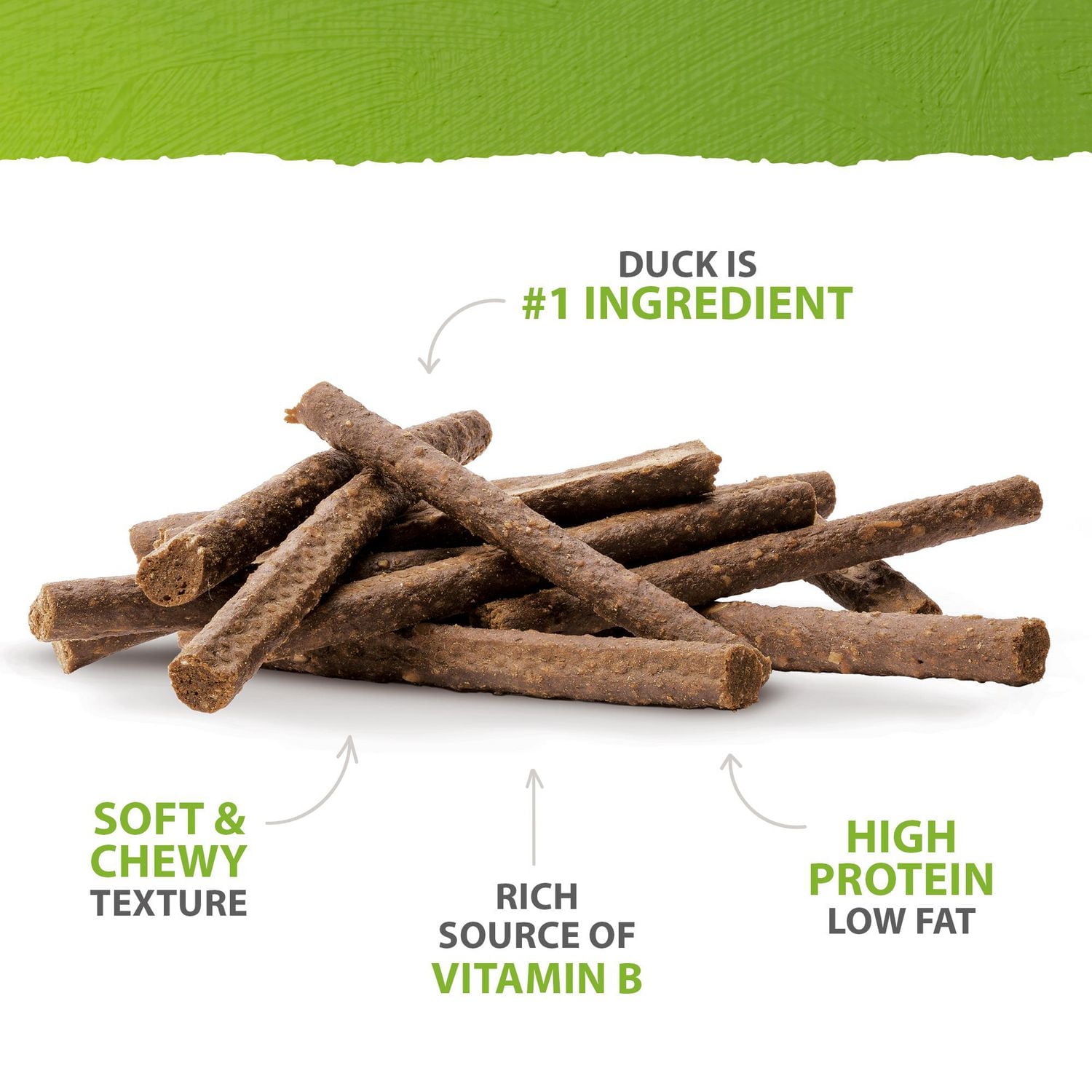 Caledon Farms all Natural Chewy Duck Sticks Value pack 680g, CF Chewy Duck Sticks Value Pack 680 Grams