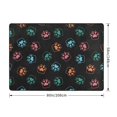 thumbnail image 2 of colorful Dog Paw Area Rugs for Living Room Bedroom, 5x7 Soft Throw Washable Rug Non-Slip Carpet, Indoor Floor Rug Bedroom Decor Aesthetic, 2 of 7
