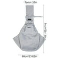 thumbnail image 3 of Pet Carrier Foldable Crossbody Bag for Cats and Dogs Breathable Pet Bag Large Capacity Pet Supplies Portable Pet Bag Outdoor Carrier Travel Friendly Design Travel Bag for Cats & Small Dogs, 3 of 7