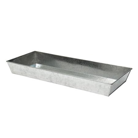 

3 H x 24 W Large Steel Antiqued Tray