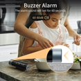 thumbnail image 3 of Temporizador de cocina Temporizador digital Cuenta regresiva magnética Temporizador de cocina para cocinar y niños/profesores LED grande con pantalla LCD magnética Rojo Verde, 3 of 5