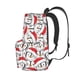 thumbnail image 3 of Disketp Cute Christmas Hat Penguin Mochila Escolar de Gran Capacidad y Peso Ligero, Mochila de Viaje Ideal para Escuela, Trabajo y Uso Diario, Cómoda y con Estilo, 3 of 8