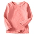 thumbnail image 6 of Staki Boys Back To School Clothes Toddler Boy Long Sleeve Shirts Casual Kids Cotton Crewneck Tee Tops Fall Winter T Shirt for Boys(Orange,7-8 Years), 6 of 7