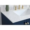 thumbnail image 4 of Elegant Decor Sommerville 36" MDF Single Bathroom Vanity with Backsplash in Blue, 4 of 8