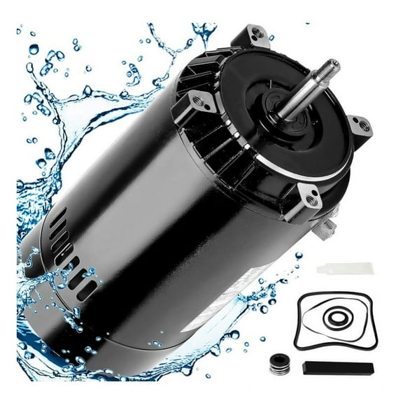 Garvee UST1102 Swimming Pool Pump Motor and Seal Replacement Kit, 1HP Pool Pump Motor Up-Rated 56J Frame