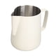 thumbnail image 5 of Taza extraíble de acero inoxidable con forma de flor, jarra para hacer espuma de café con boca puntiaguda para cafetería casera, 600 ml, color blanco, 5 of 10
