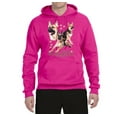 thumbnail image 2 of If It's Not a German Shepherd It's Just a Dog Gift | Mens Dog Lover Hooded Sweatshirt Graphic Hoodie, Fuschia, Large, 2 of 3