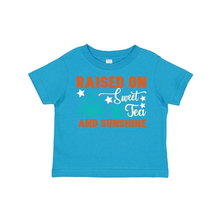 

Inktastic Summer Raised on Sweet Tea and Sunshine Gift Toddler Boy or Toddler Girl T-Shirt