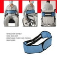 thumbnail image 4 of Ceinture de Sécurité pour Fauteuil Roulant, Sangles de Fauteuil Roulant Réglables Faciles à Empêcher de Glisser pour Extérieur, 4 of 7
