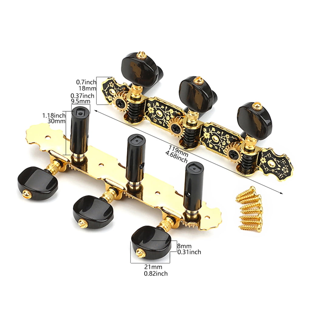 BQBQERT Guitar Tunings Tuners Replacement Vintage Guitar Tunings Pegs Machine Head for Classical , Acoustics Guita