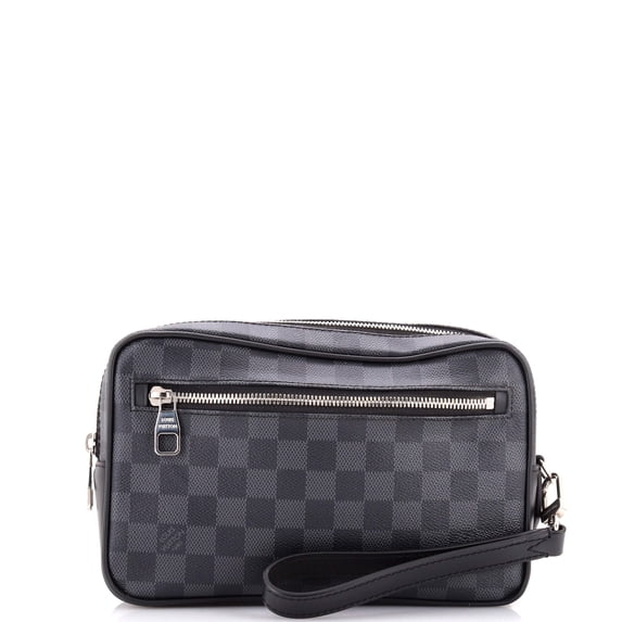 Pre-Owned Kasai Clutch Damier Graphite By Rebag