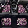 thumbnail image 3 of Pzuqiu Pink Camo Hunting Car Floor Mats Car Steering Wheel Cover Full Set Easy to Install 5 Piece Car Floor Mats All Weather with Anti-Slip Pad Removable Automotive Accessories for Cars, 3 of 6