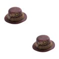 thumbnail image 4 of kurtrusly Woman Mini Steampunk Top Hat Clip, Durable Material Hat Premium Party Style A 2Set, 4 of 6