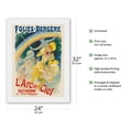 thumbnail image 2 of The Rainbow (L’ Arc en Ciel) - Ballet Pantomime - Folies Bergères - Vintage Cabaret Poster by Jules Chéret c.1893 - Japanese Unryu Rice Paper Art Print 24 x 32 in, 2 of 4