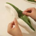 thumbnail image 2 of Soft Double-layer Leaf Style Hand Towel Thickened Absorbent Hanging Hand Cloth Speed Dry Handkerchief Rag for Kitchen Bathroom, 2 of 6