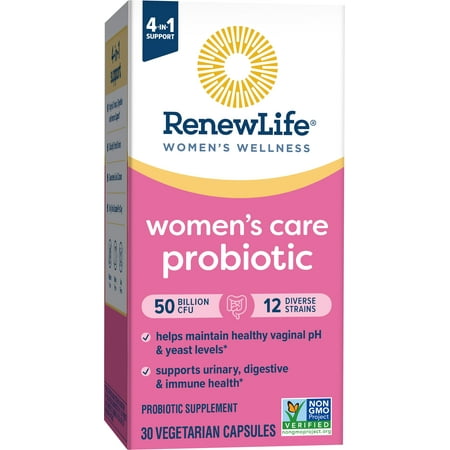 Renew Life Ultimate Flora Women's Capsule Vaginal Probiotic for Immune Health, 30 Count