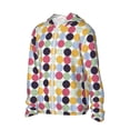 thumbnail image 2 of Fotbe Polka Dot Men's Women's UPF 50+ Sun Protection Jacket Hooded Cooling Shirt with Pockets Hiking Outdoor Performance-Large, 2 of 9