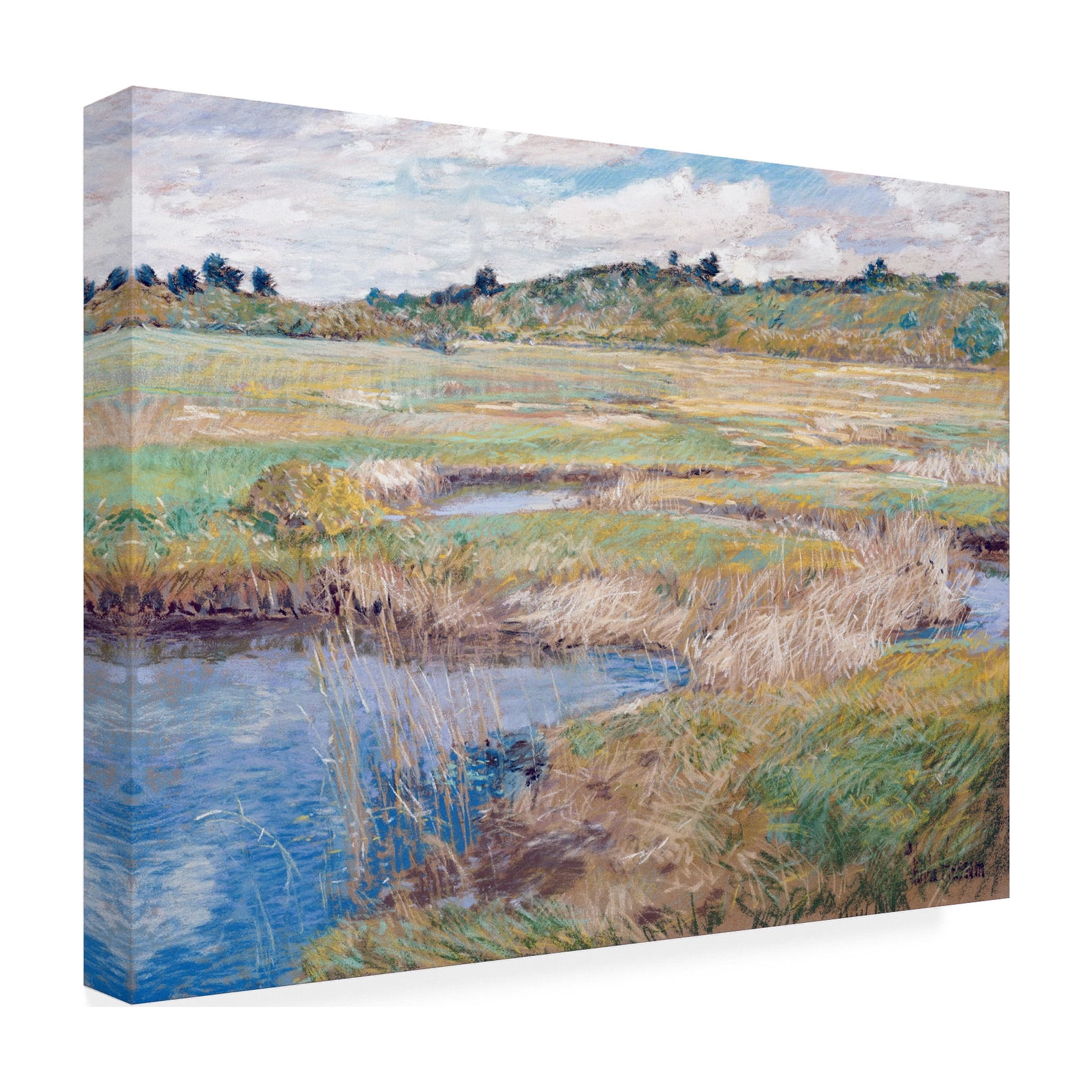 Childe Hassam 'The Concord Meadow' Canvas Art