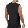 thumbnail image 3 of Men's Sleeveless V-Neck T-Shirt Big and Tall Athletic Tank Tops Plus Size Summer Casual Lightweight Muscle Tees, 3 of 5