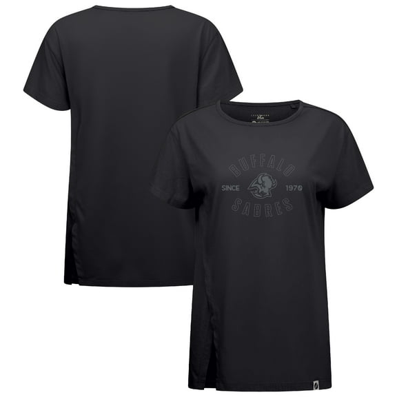 Women's Levelwear Black Buffalo Sabres Influx Abyssal T-Shirt