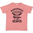 thumbnail image 3 of Inktastic Handpicked for Earth By My Yaya in Heaven with Angel Wings Boys or Girls Toddler T-Shirt, 3 of 5