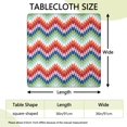 thumbnail image 2 of Bohemian Print Elastic Edge Square Table Cover for Outdoor Patio and Kitchen Table Decor, 2 of 6