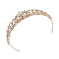 thumbnail image 1 of Elegant Rhinestones Bridal Crowns For Weddings Lightweight Metal Queen Crowns Headbands For Bride And Special Occasion Silver, 1 of 4