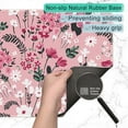 thumbnail image 3 of Desk Pad, Mouse Pad,Office Desk Mat with Stitched Edges Non-Slip Waterproof, Easy Clean Desk Table Protector, Laptop Desk Writing Mat 35.4" x 15.7", Pink Floral, 3 of 5