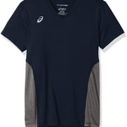 ASICS Womens 2-Tone Jersey, Blue, Medium