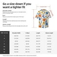 thumbnail image 7 of Wukai Flower Men's Casual Short-Sleeve Button Down Shirt - Lightweight Summer Dress Shirt for Daily Wear-4X-Large, 7 of 7