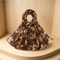 thumbnail image 4 of Elegant Thin Printed Scarf with Soft Drape Multi-Use Accessory for Beach, Office & Casual Outfits, 4 of 5